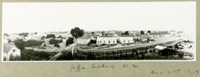 Jaffa looking North West, 2nd December 1917 by Capt. Arthur Rhodes